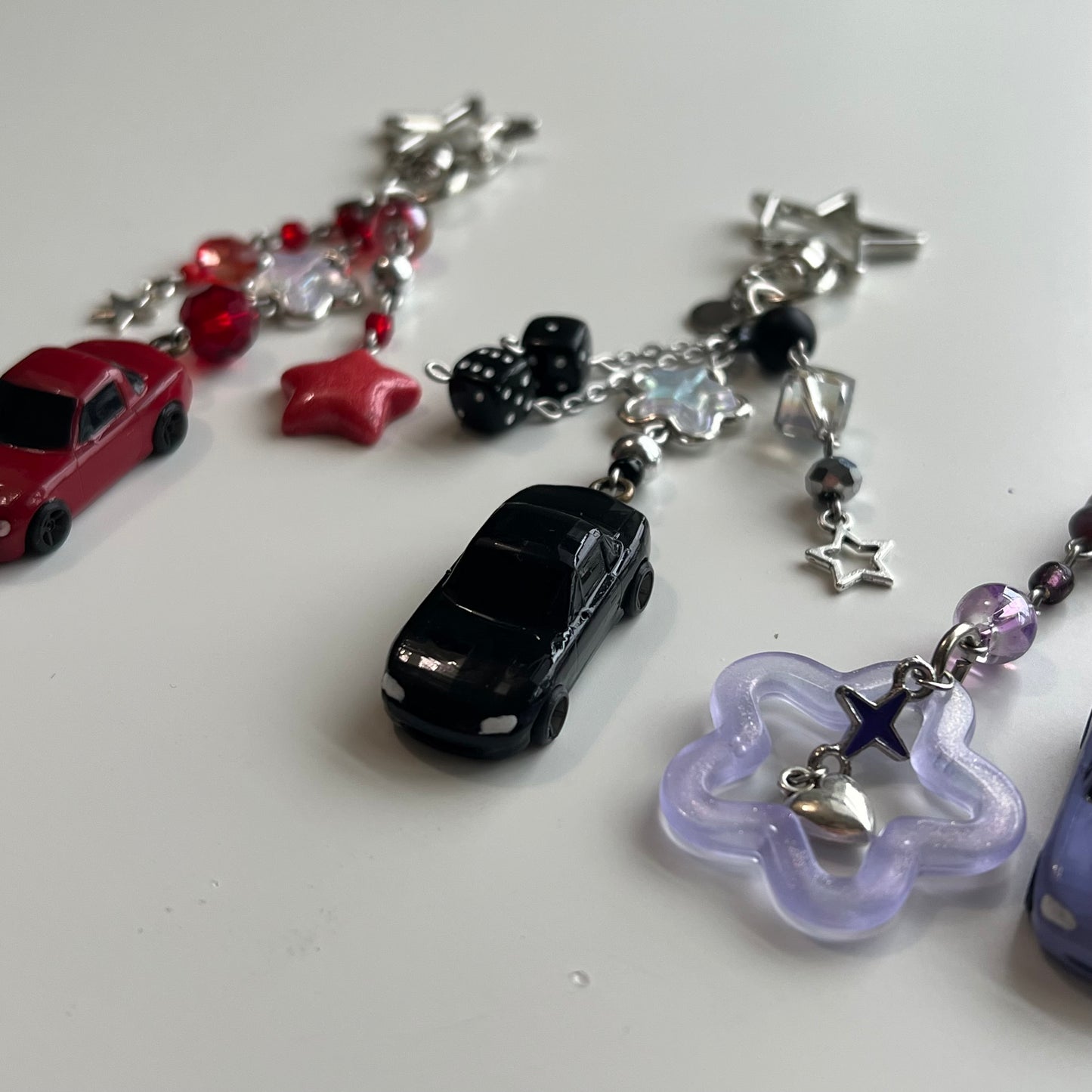 NB Miata Beaded Keychains