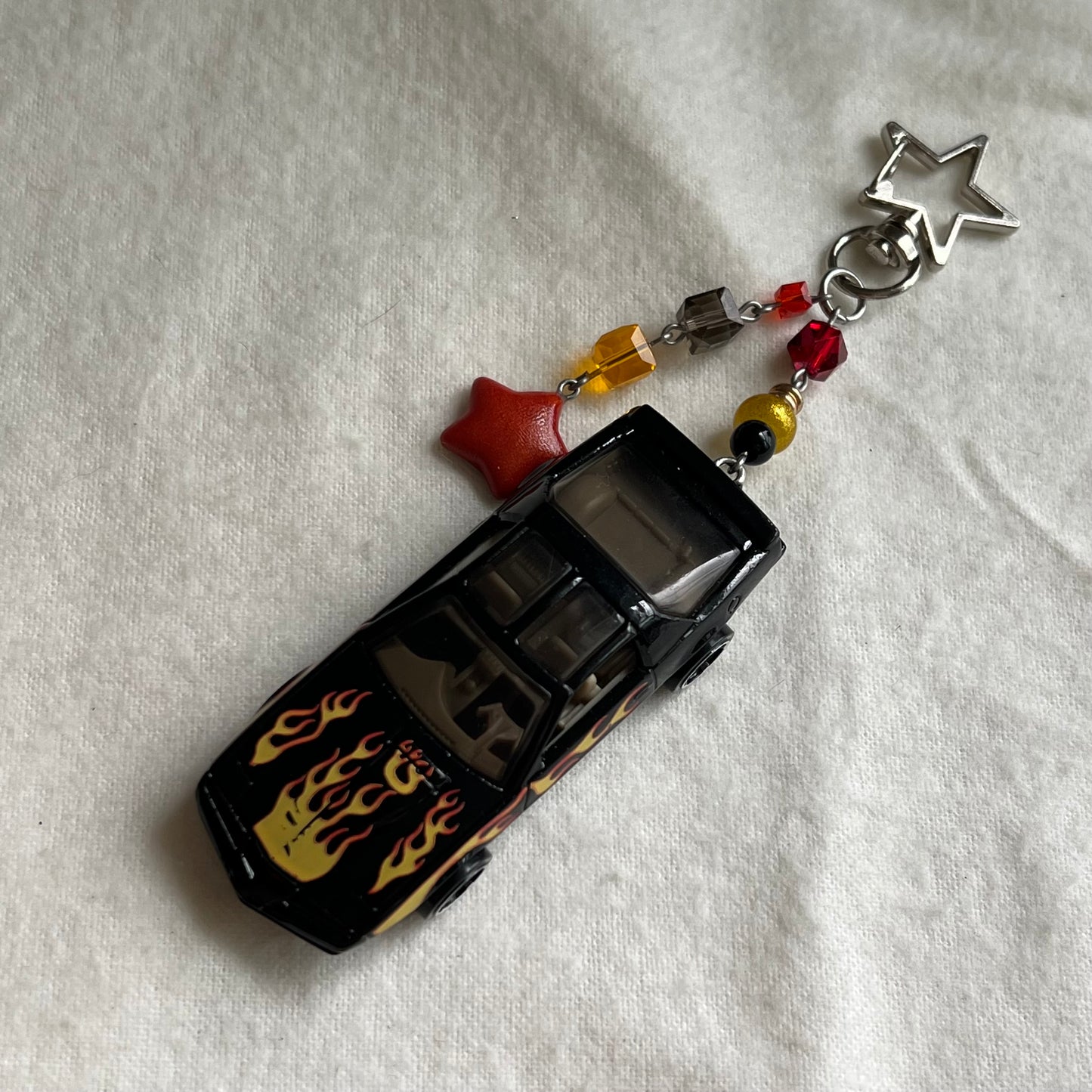 K.I.T.T. Beaded Keychain