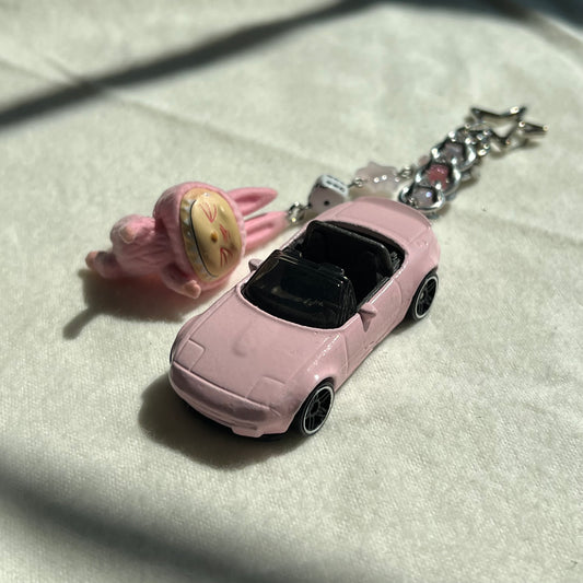 NA Miata x Monster Beaded Keychain