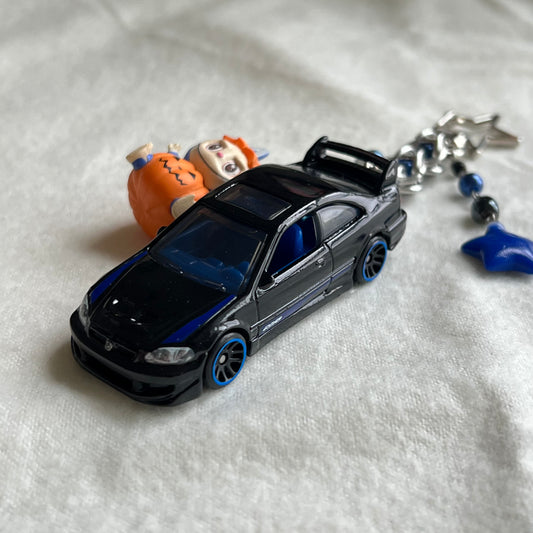 Honda Civic Si x Halloween Monster Beaded Keychain