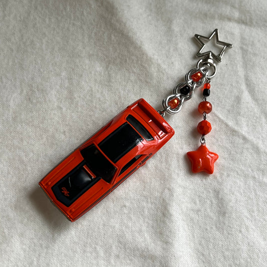 ‘71 Dodge Challenger Beaded Keychain