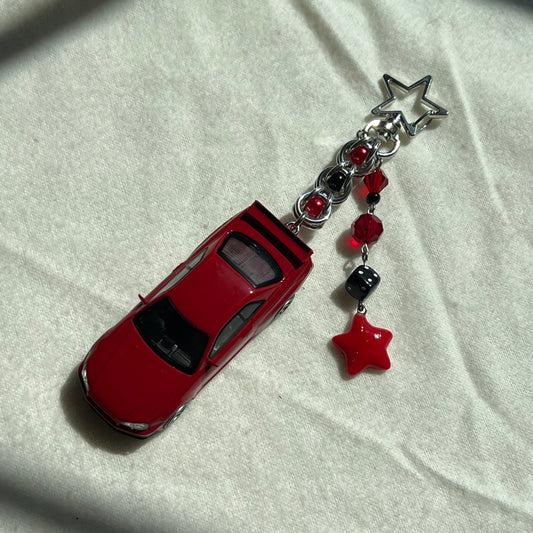 Nissan R34 GTR Beaded Keychain