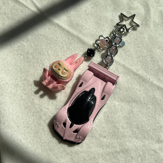 Pagani Zonda x Monster Beaded Keychain