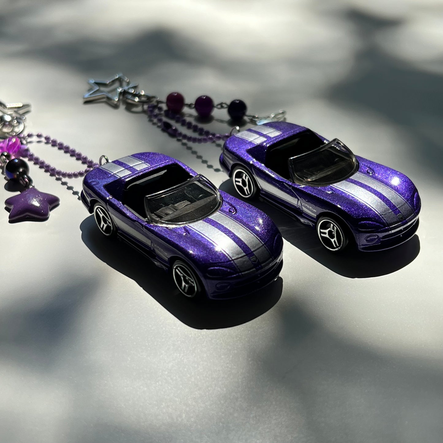 Dodge Viper RT/10 Beaded Keychain