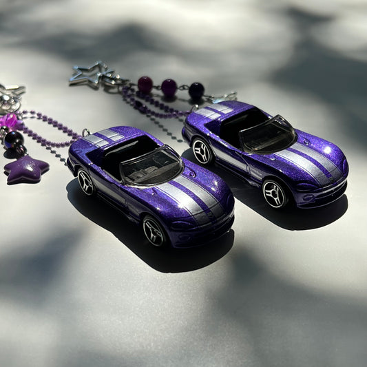 Dodge Viper RT/10 Beaded Keychain