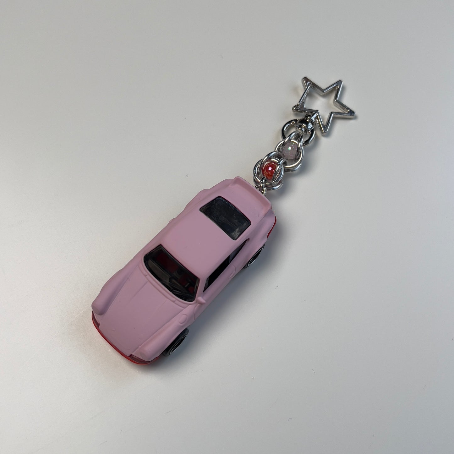 Porsche 911 Carrera RS 2.7 Beaded Keychain