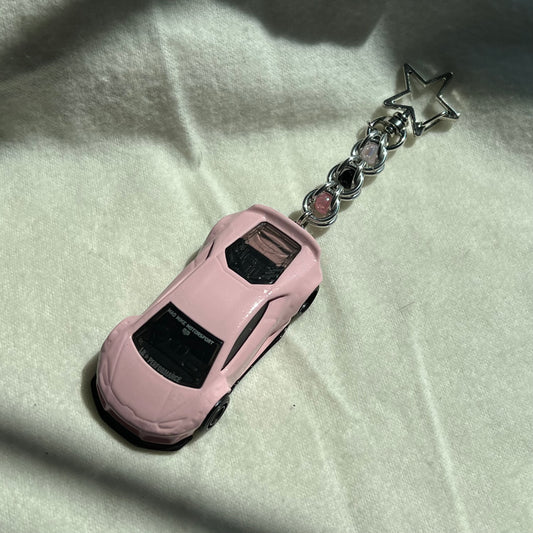 Lamborghini Beaded Keychain