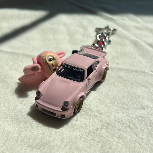 Porsche 964 x Monster Beaded Keychain