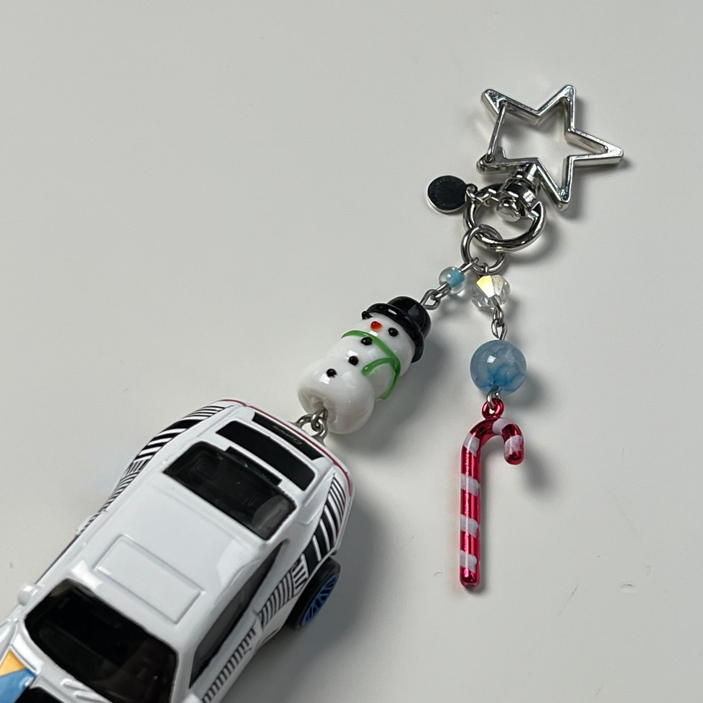 1996 Porsche Carrera Beaded Keychain