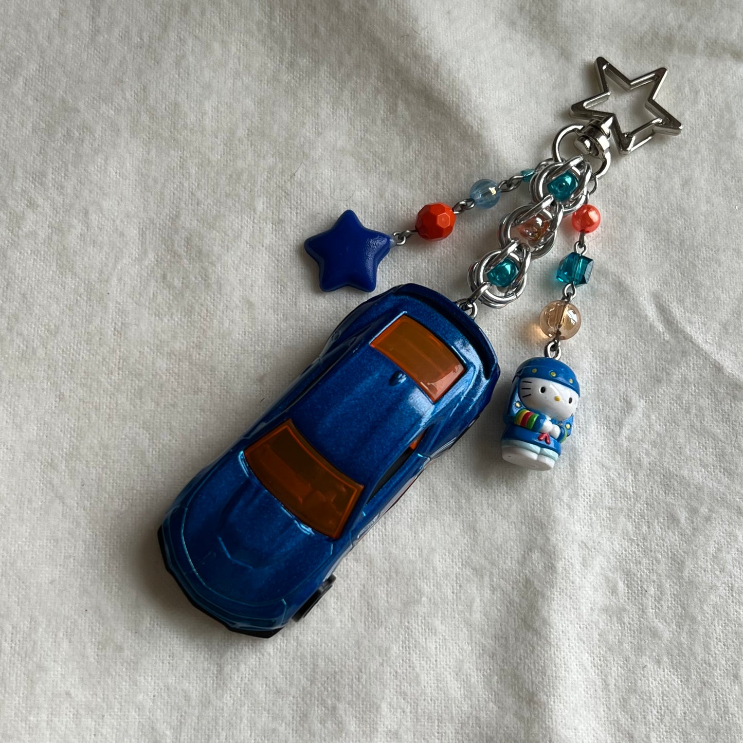 2017 Camaro ZL1 & Kitty Beaded Keychain