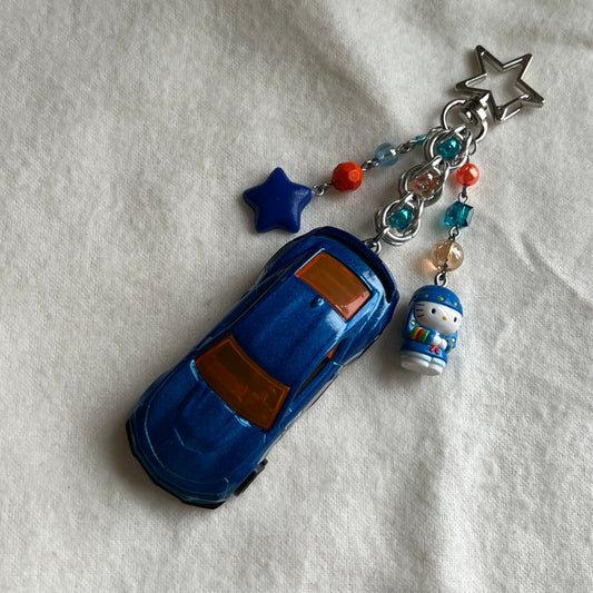 2017 Camaro ZL1 & Kitty Beaded Keychain