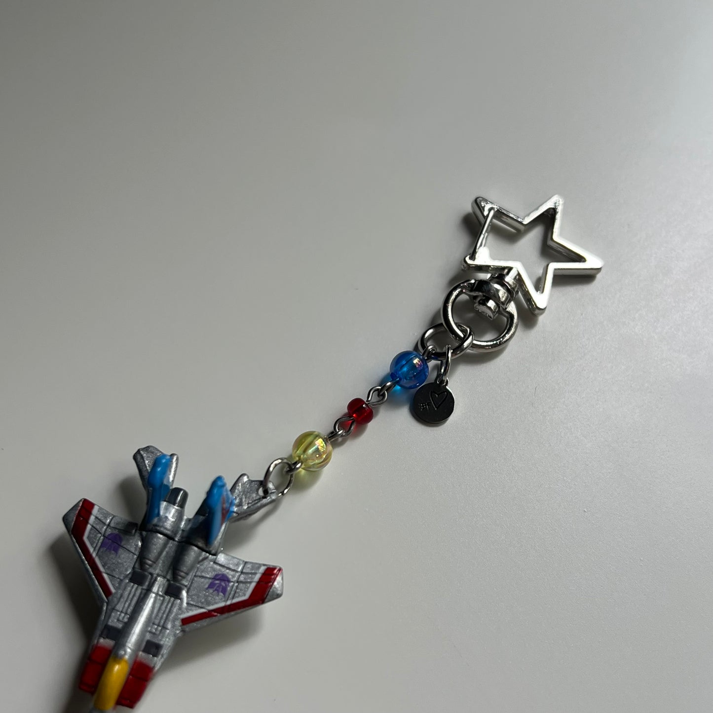 Starscream Beaded Keychain