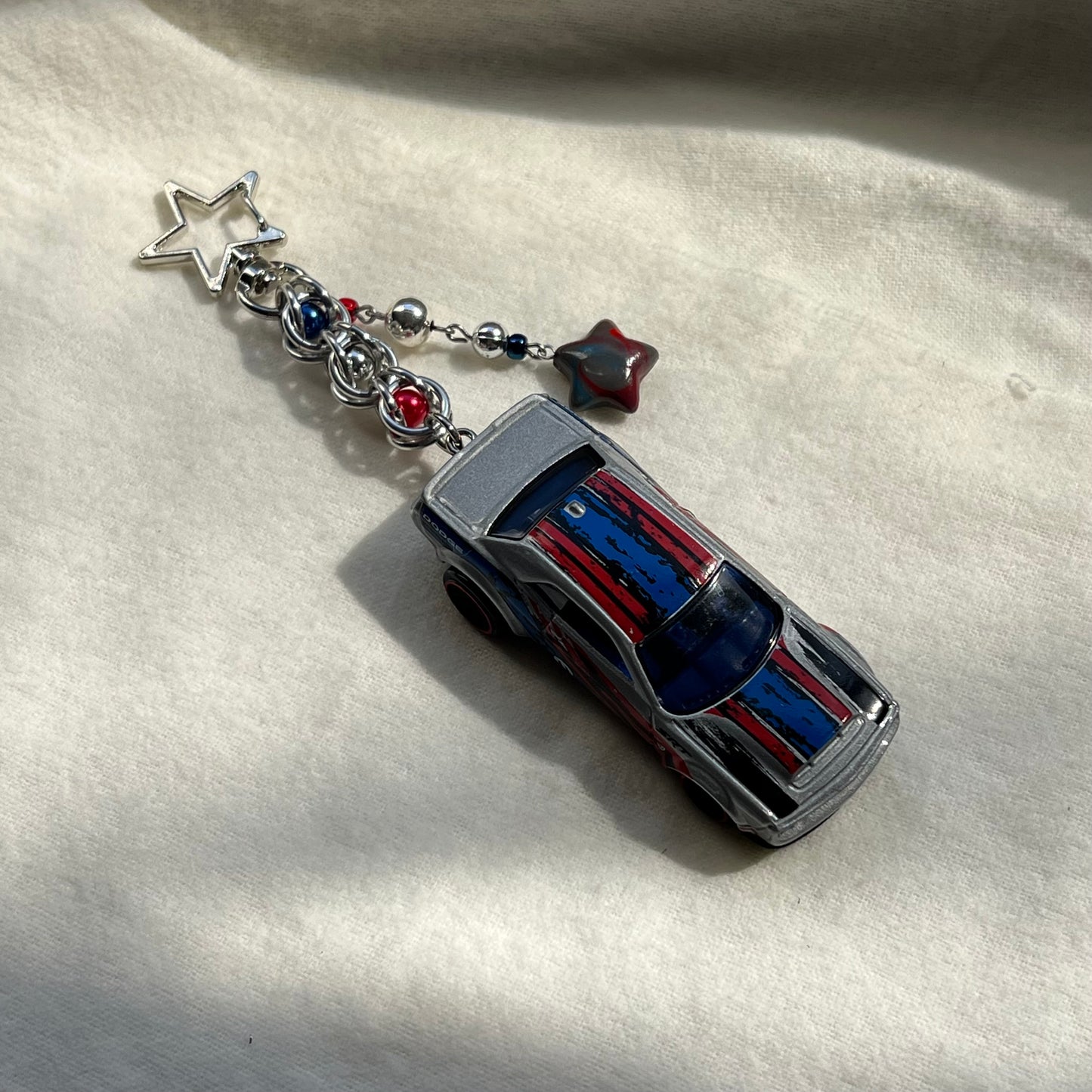 ‘18 Dodge Challenger SRT Demon Beaded Keychain
