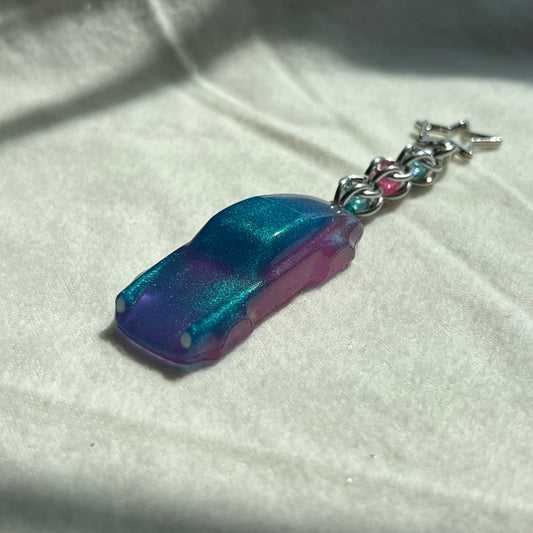 Porsche 911 Carrera Beaded Keychain