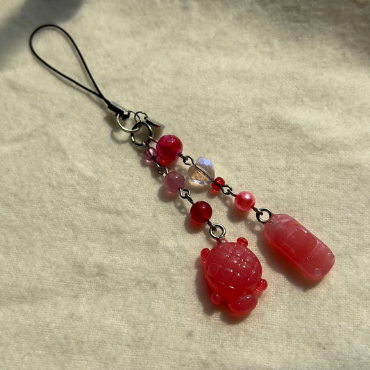Turtle x Miata Beaded Phone Charm