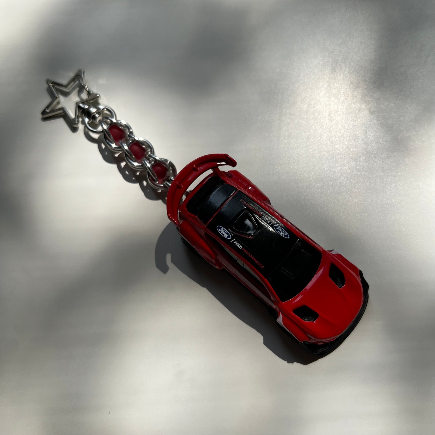 Ford Mustang Mach-E 1400 Beaded Keychain