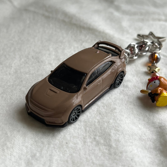 2018 Honda Civic Type R & Kitty Beaded Keychain