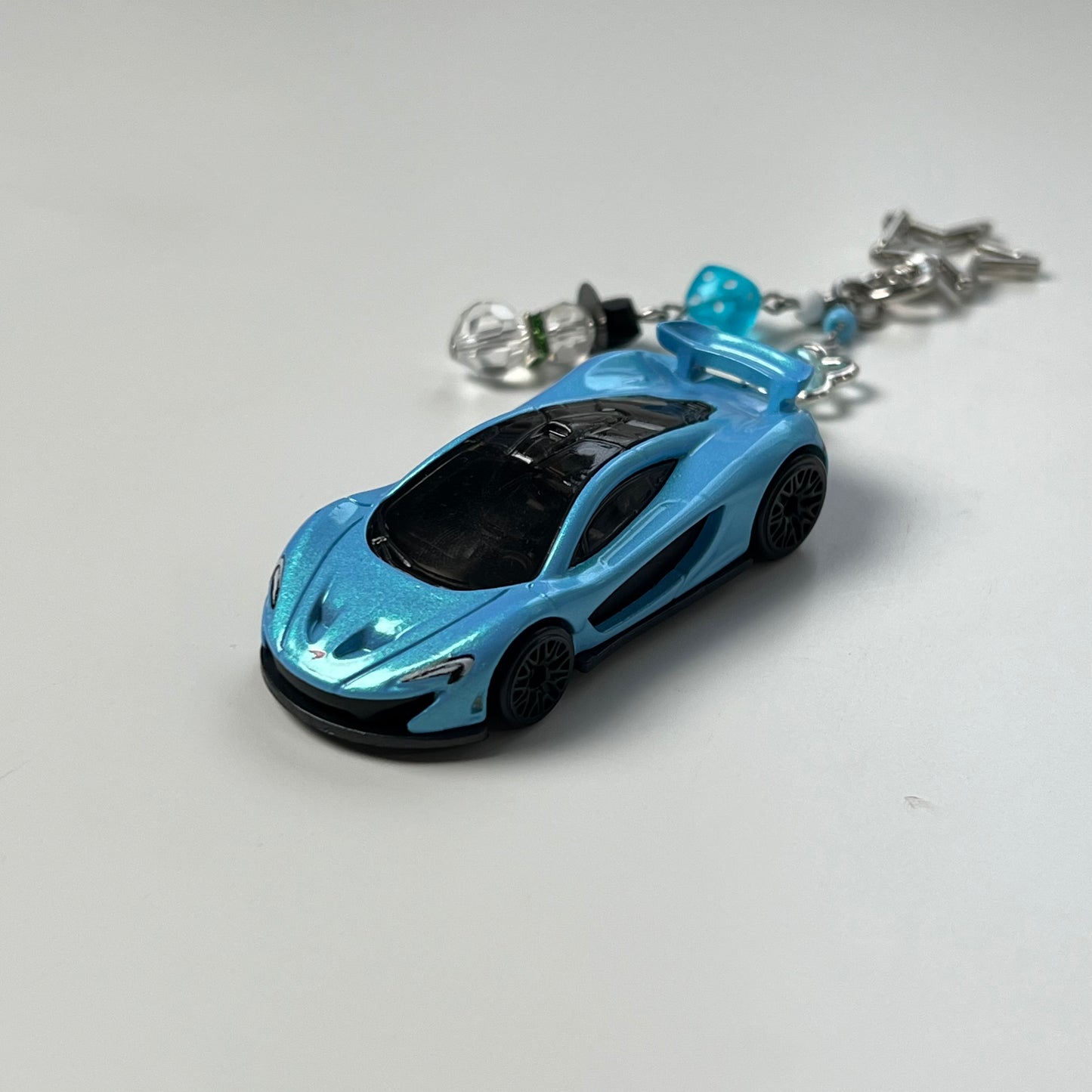 McLaren P1 Beaded Keychain