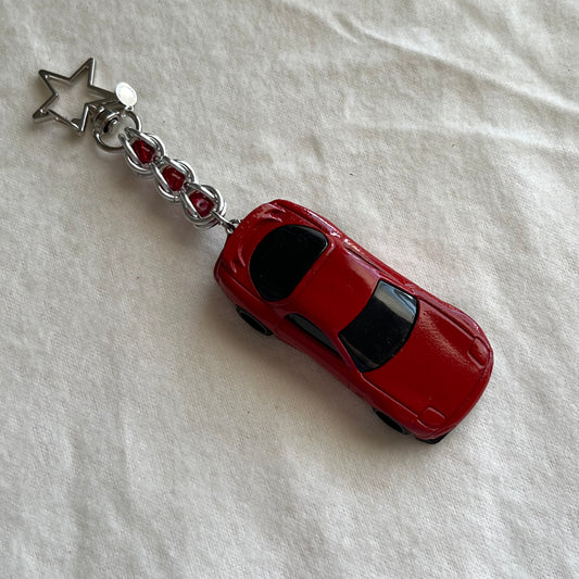 RX-7 Beaded Keychain