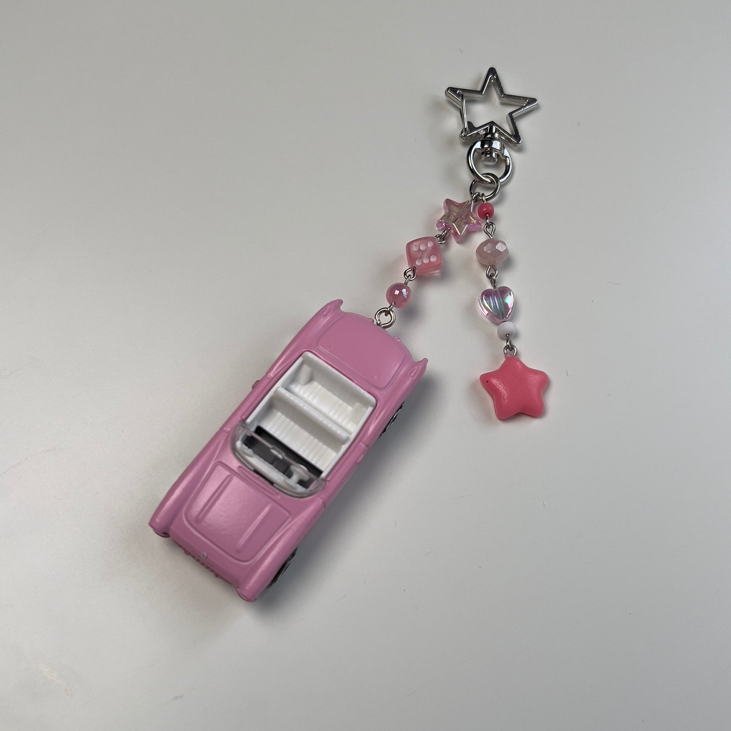 1956 Corvette Beaded Keychain