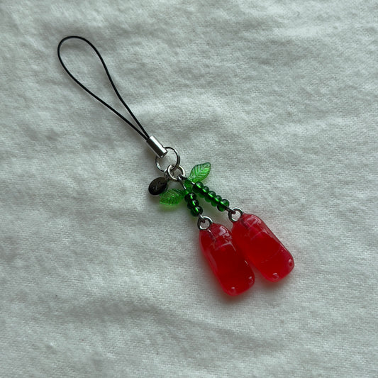 Cherry Miata 2.0 Beaded Phone Charm