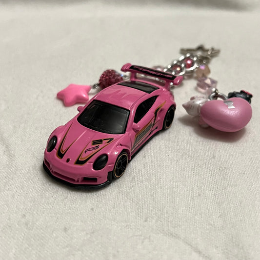 Porsche 911 GT3 RS Beaded Keychain