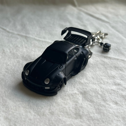 Chubby Porsche RWB 993 911 Beaded Keychain