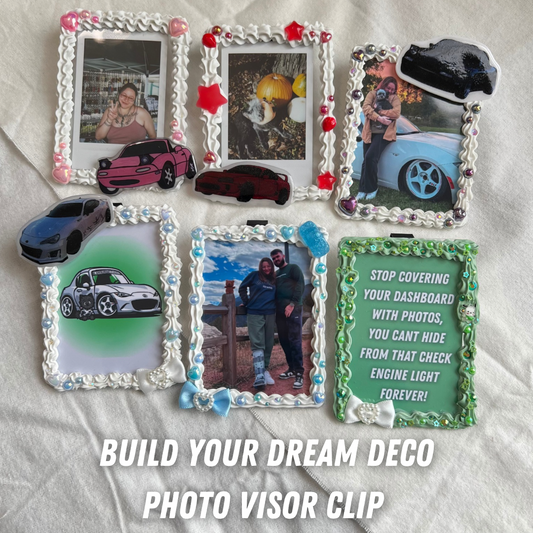 Build Your Dream Photo Visor Clip (Custom Order)