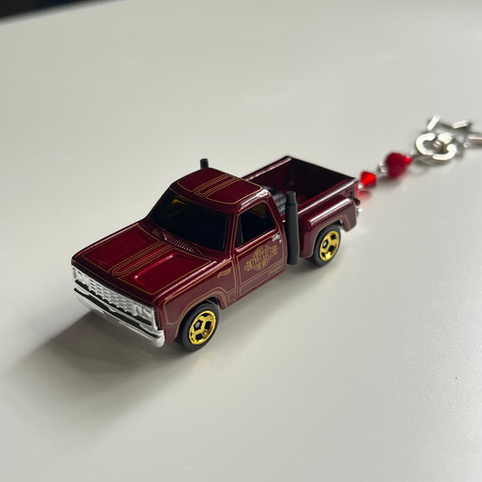 1978 Dodge Li’l Red Express Truck Beaded Keychain