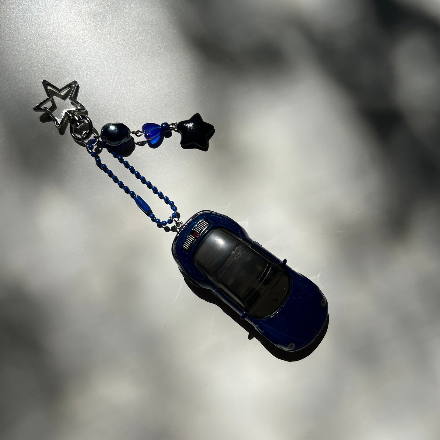 Porsche Targa Beaded Keychain