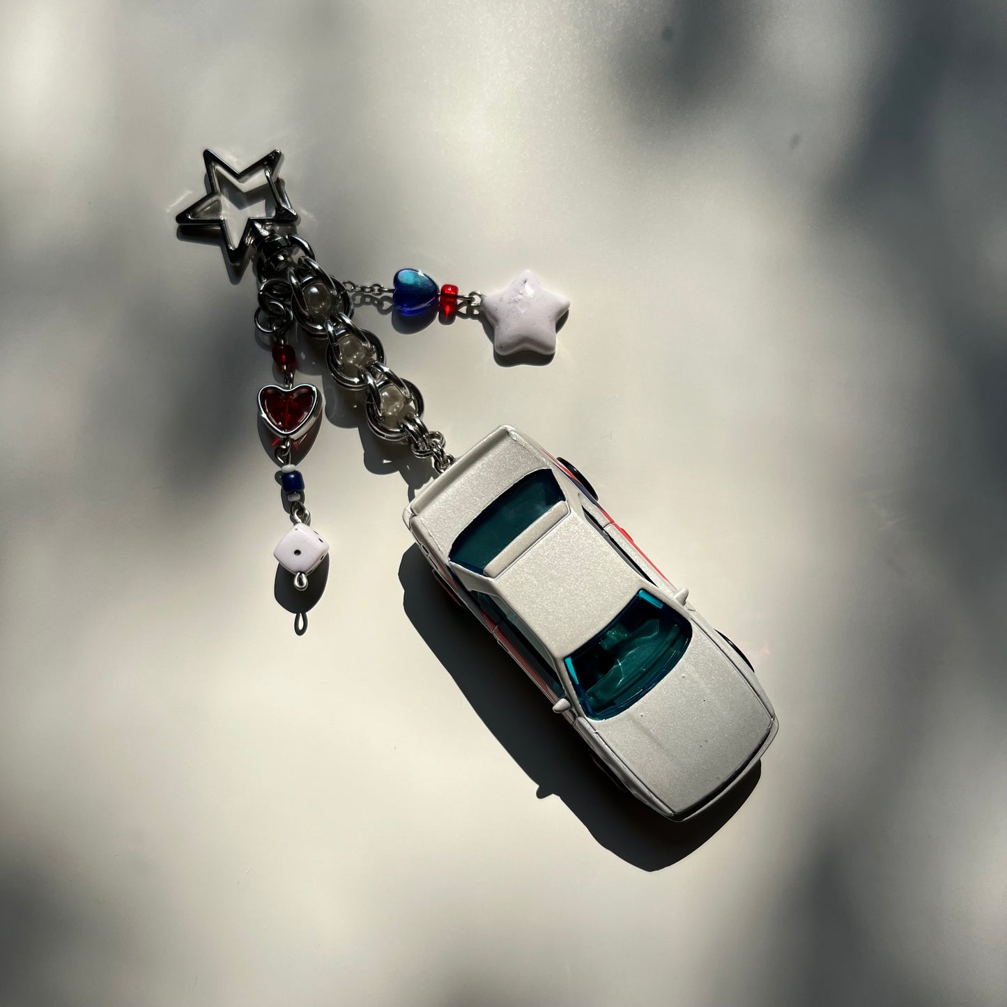 Nissan Silvia (S13) Beaded Keychain