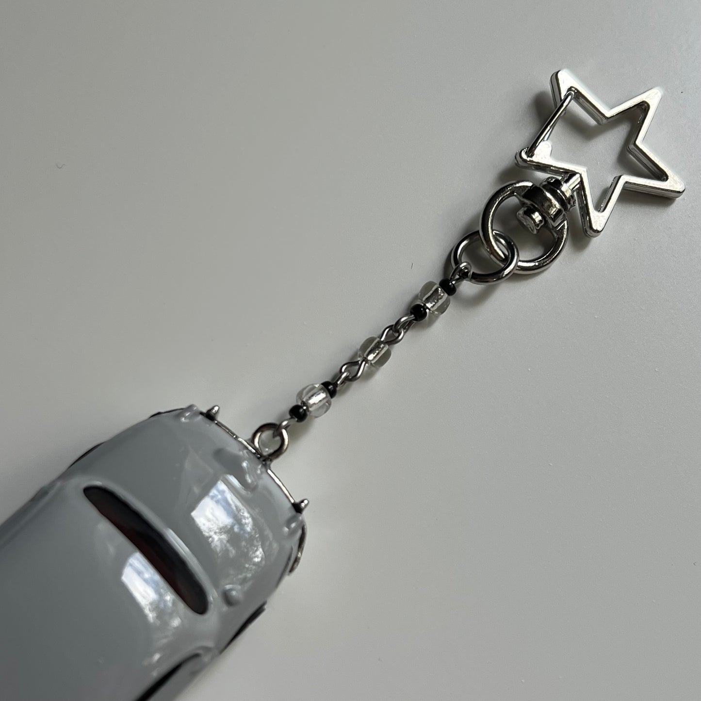 Jaguar Mk1 Beaded Keychain