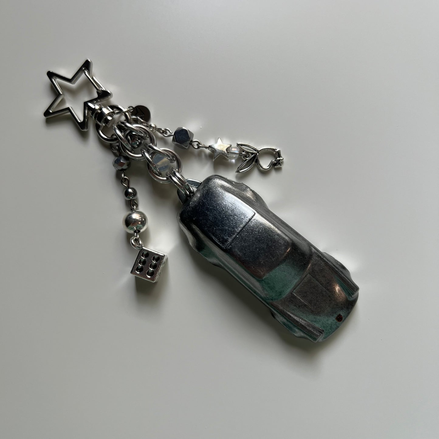 Porsche 911 Carrera Beaded Keychain