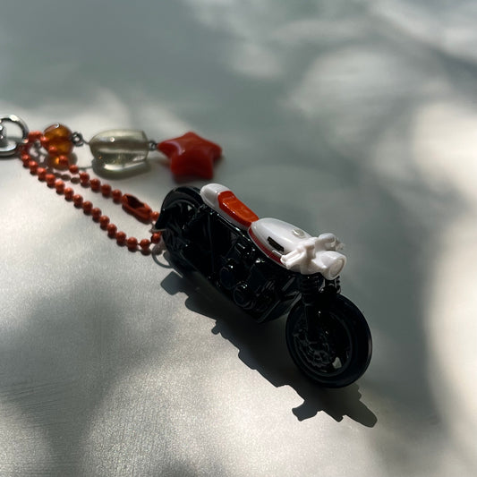 Honda CB750 Cafe Beaded Keychain