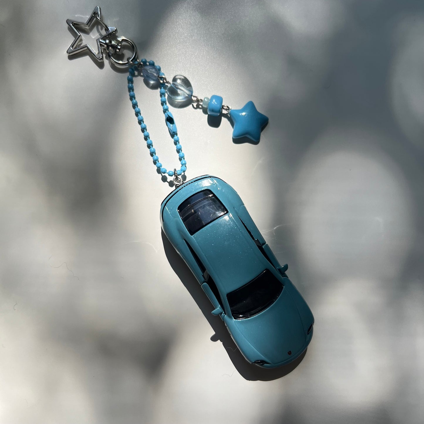 Porsche Taycan Beaded Keychain