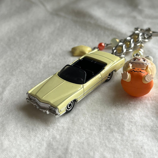 1975 Cadillac Eldorado x Halloween Monster Beaded Keychain