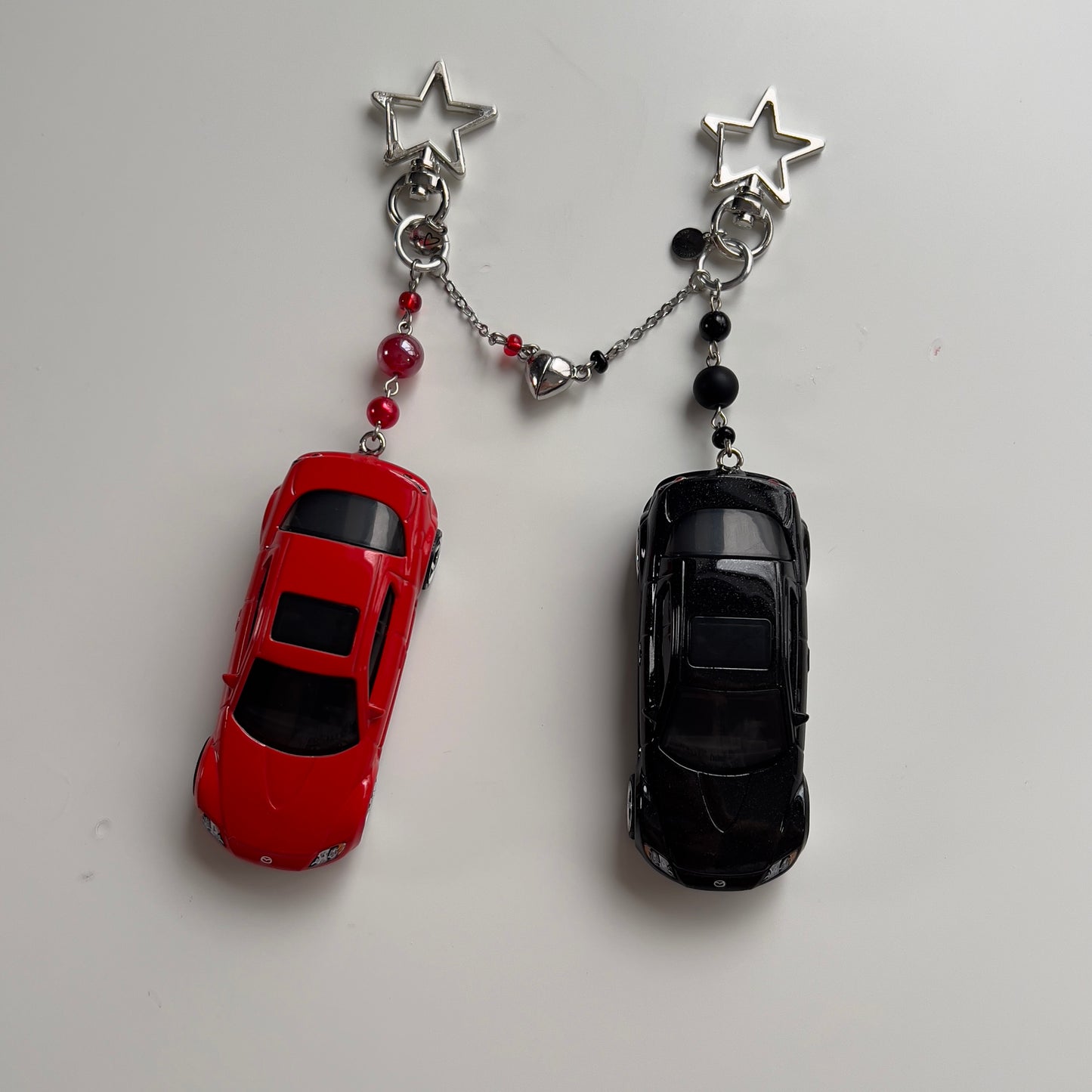 Mazda RX-8 Matching Beaded Keychains