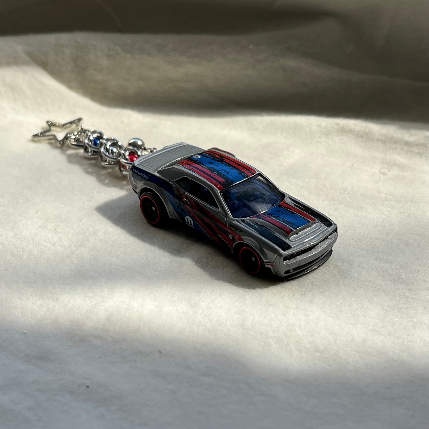 ‘18 Dodge Challenger SRT Demon Beaded Keychain