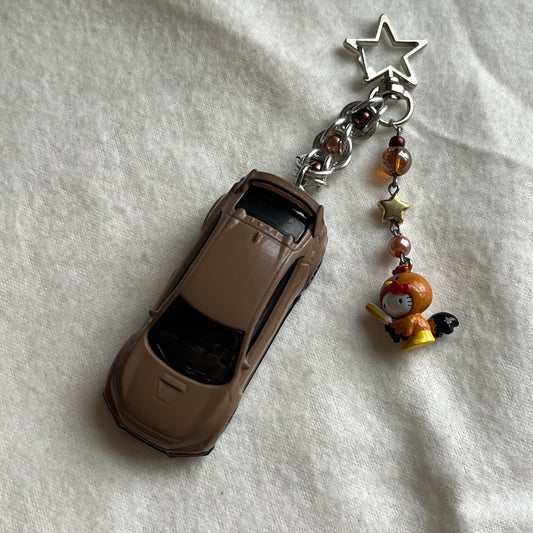 2018 Honda Civic Type R & Kitty Beaded Keychain