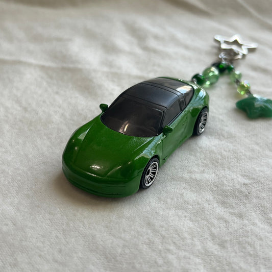 Porsche Targa Beaded Keychain