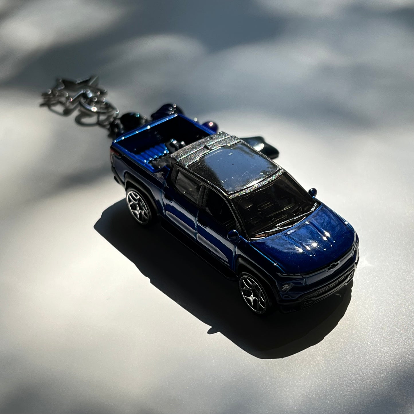 Silverado EV RST Beaded Keychain