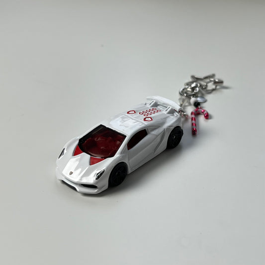 Lamborghini Sesto Elemento Beaded Keychain