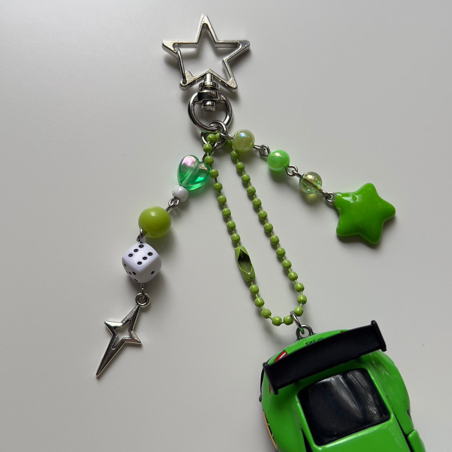 Porsche 911 GT3 RS Beaded Keychain