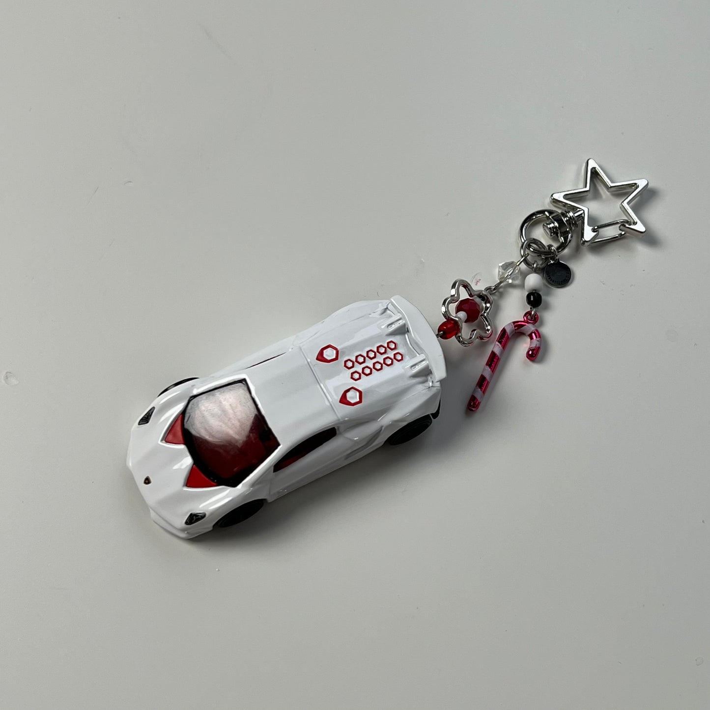 Lamborghini Sesto Elemento Beaded Keychain