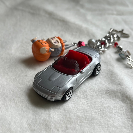 NA Miata x Halloween Monster Beaded Keychain