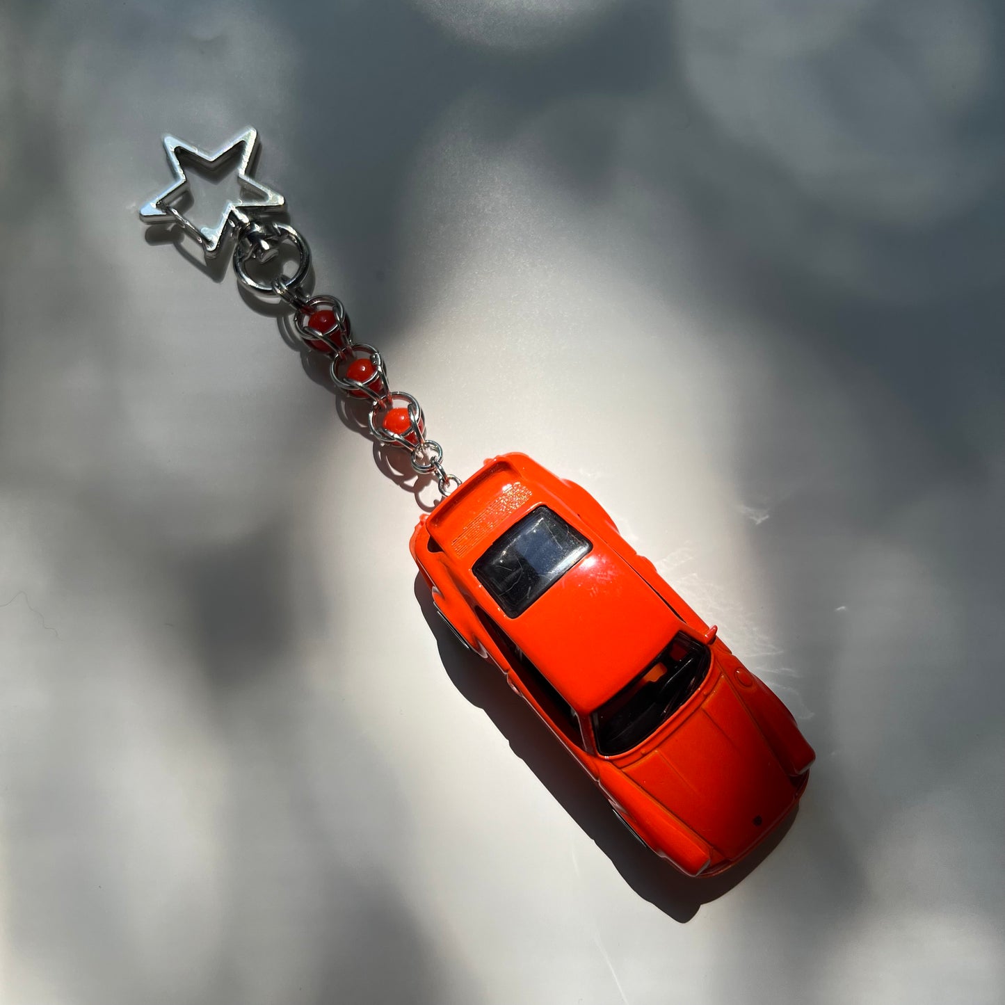 Porsche 911 Carrera RS 2.7 Beaded Keychain