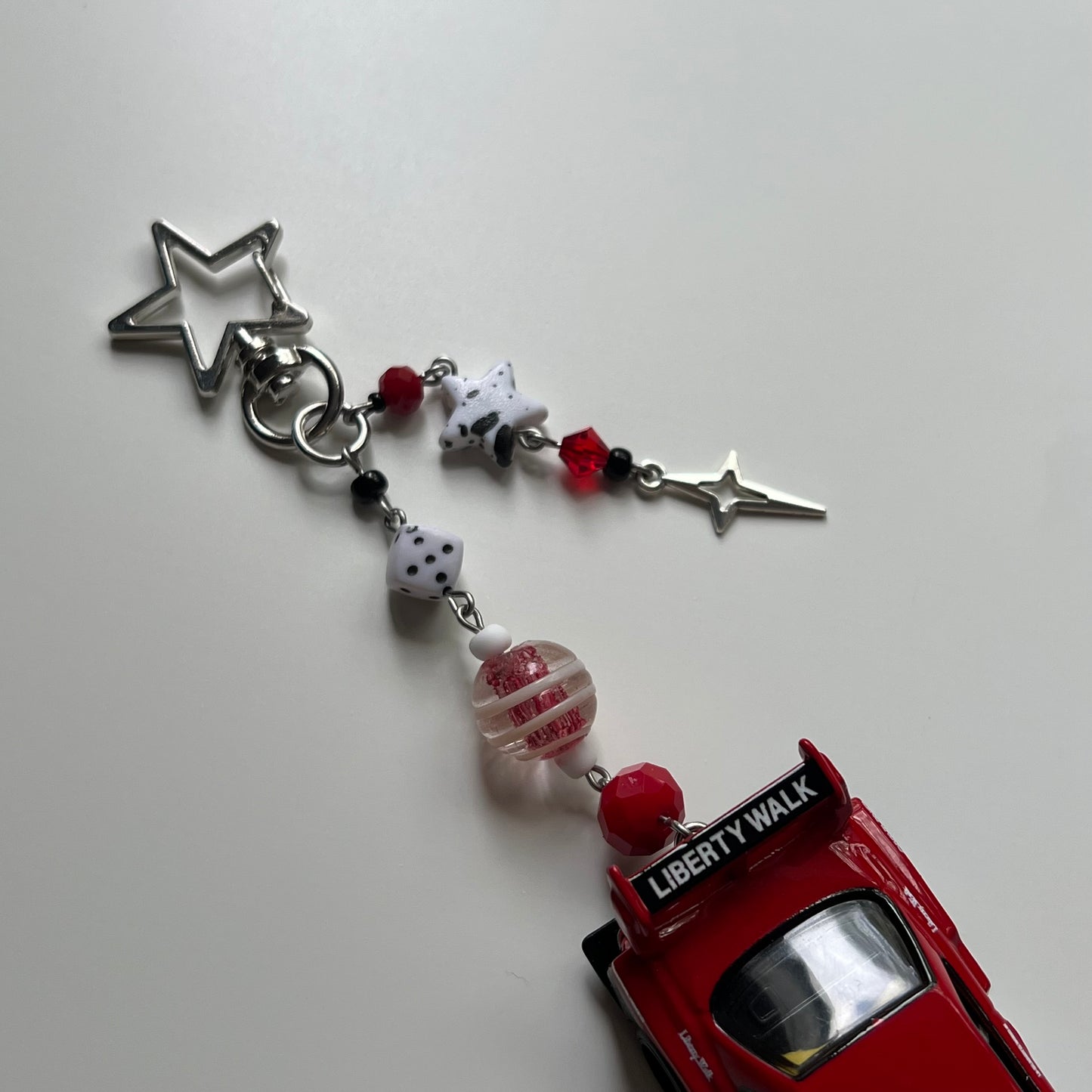 LB-ER34 Super Silhouette Nissan Skyline Beaded Keychain