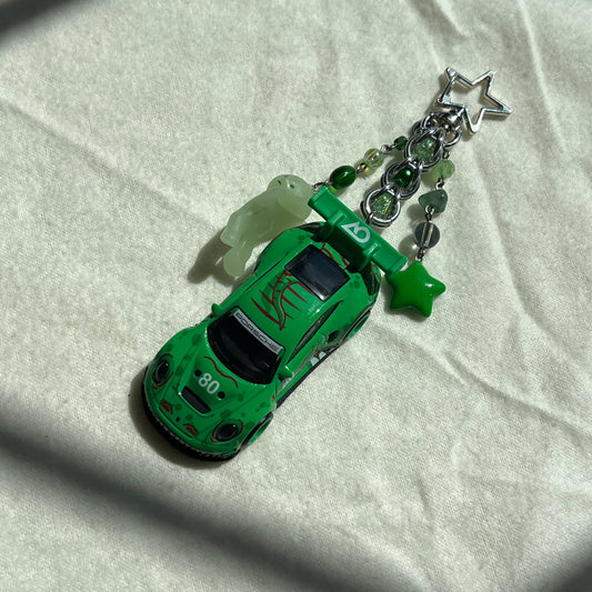 Porsche Rexy x Green Buddy Beaded Keychain