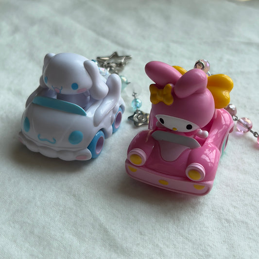 Animal Racers Beaded Keychain