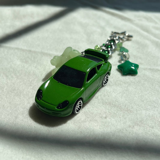 Porsche 911 GT3 Cup x Green Buddy Beaded Keychain